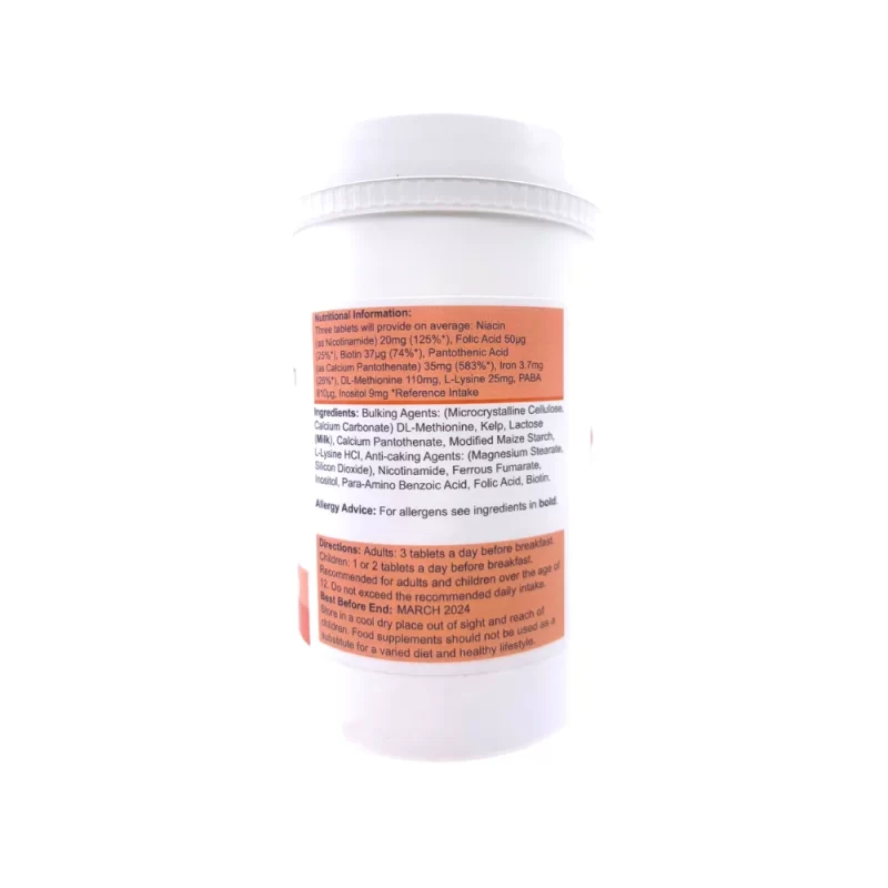 H-Pantoten Hair Nutrition – 500 tablets - Image 3