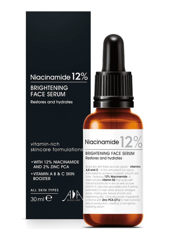 Niacinamide Brightening Face Serum 30ml with 12% Niacinamide 2% Zinc