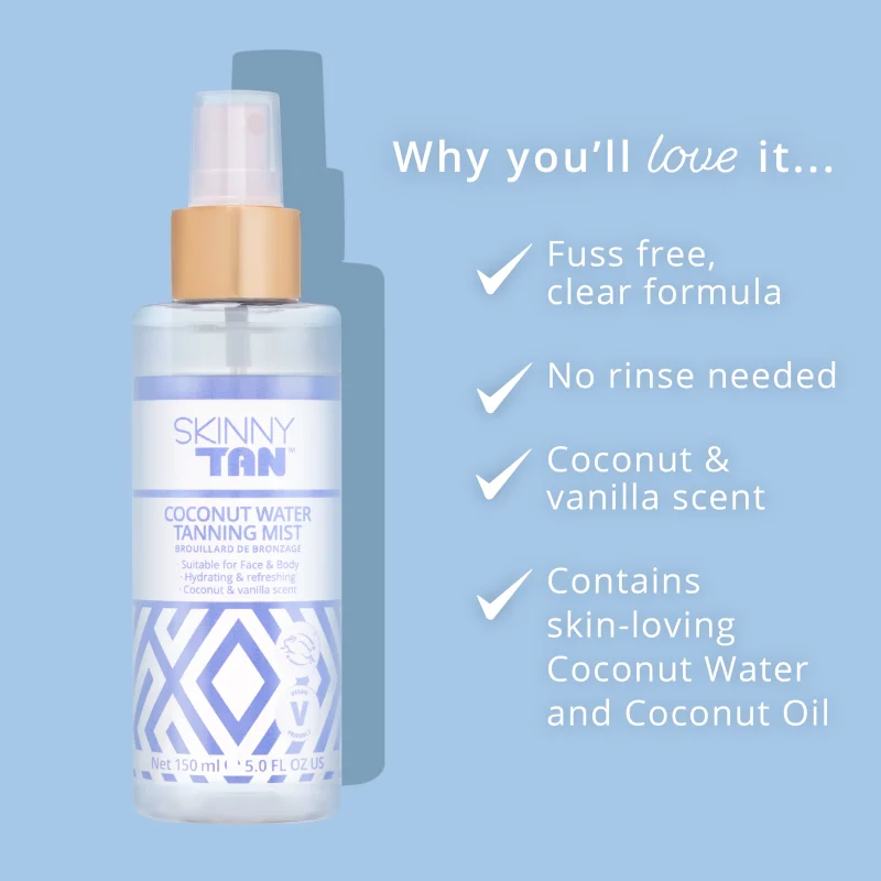 Skinny Tan Coconut Water Tanning Mist 150ml - Image 3