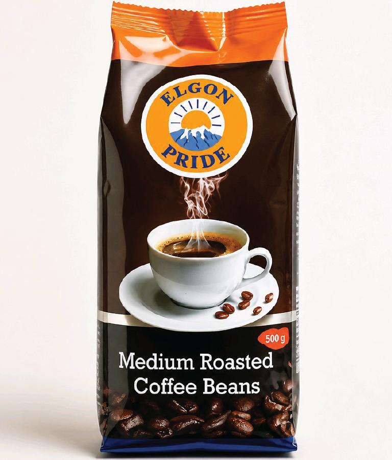 Elgon Pride Medium Roast Coffee Beans – 500g